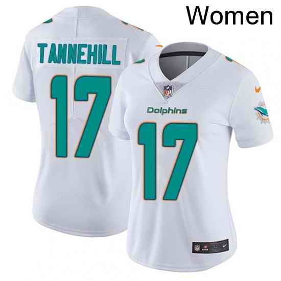 Womens Nike Miami Dolphins 17 Ryan Tannehill Elite White NFL Jersey